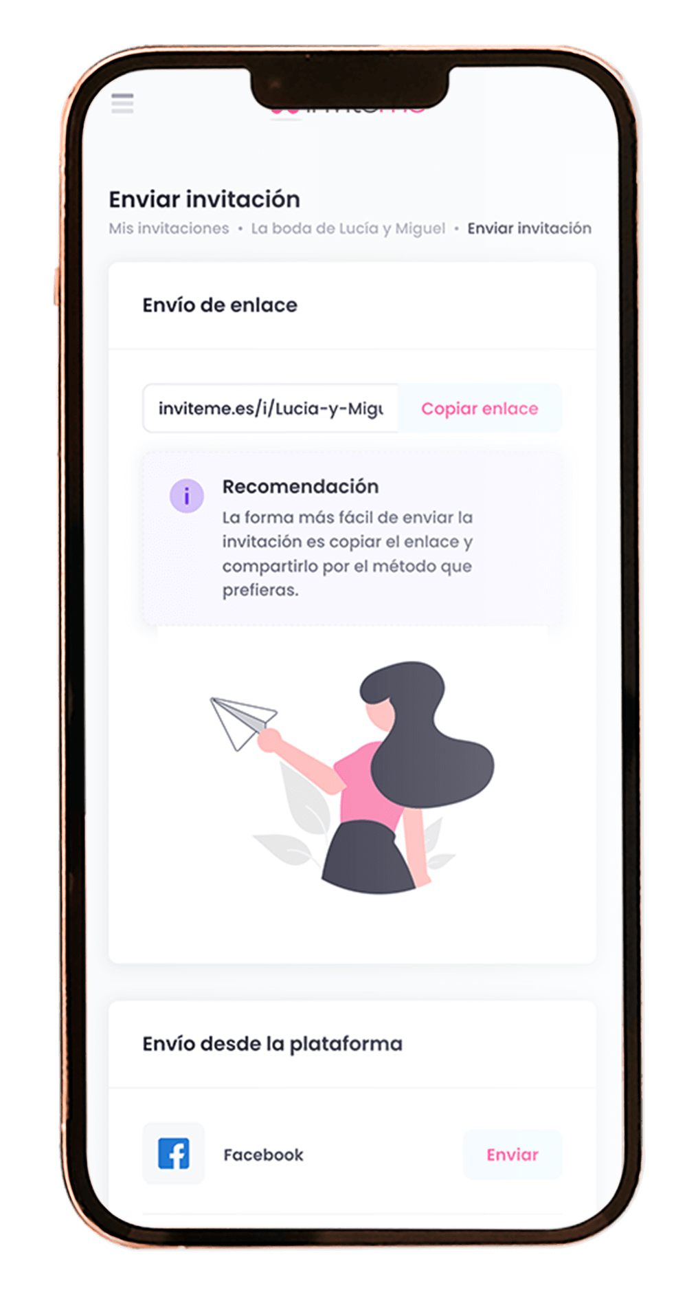 InviteMe.es - Envío de invitación 2