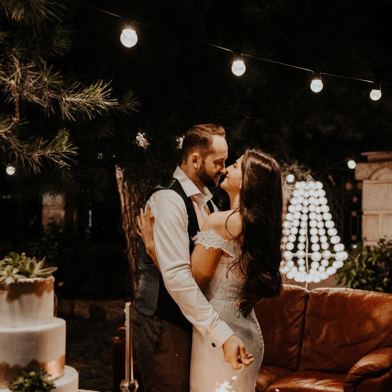 Foto de los novios