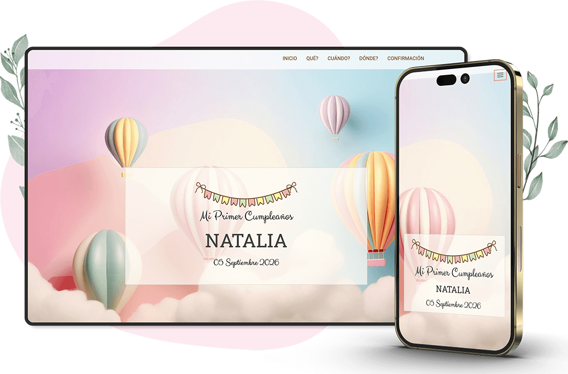 Plantilla de invitación online de Cumpleaños: Celebration